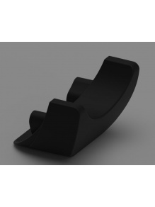 Zakończenie szyny rynienki bagażnika rowerowego Carrry-Bike Rail Premium RS Black - Fiamma