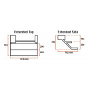 Stopień wejściowy elektryczny podwójny 12 V L-Series 610 mm - Lippert