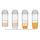 Przedłużenie sypialni rozbudowa łóżka XXL Sleep Fiat Ducato