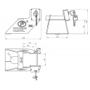 Zabezpieczenie zaczepu kulowego ZZ-02A pomarańczowe - Steelpress