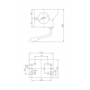 Obejma koła manewrowego Ø60 mm CO-02 - Steelpress