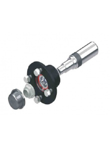 Piasta 4 x 98 z czopem 101 mm i półosią - Steelpress