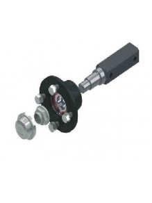 Piasta 4 x 100 z czopem kwadratowym - Steelpress