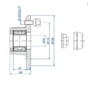 Piasta kuta 5 x 112 z łożyskiem - Steelpress