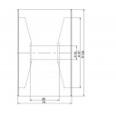 Rolka podłodziowa niebieska 120x75 - Sreelpress - Steelpress