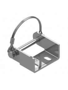 Uchwyt zawiasu przyczepy Ø8 mm UZ-06 + kabłąk - Steelpress