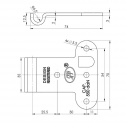 Zapinacz burtowy przyczepy Z-07A max 550 kg - Steelpress