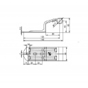 Zawias burtowy fi 17 - Steelpress