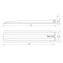 Zawias burtowy przyczepy Ø9 mm ZW-06.320 - Steelpress