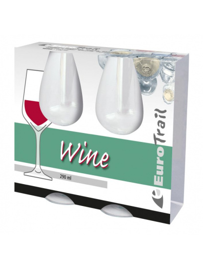 Kieliszki do wina Weinglas 290ml Transparant - EuroTrail