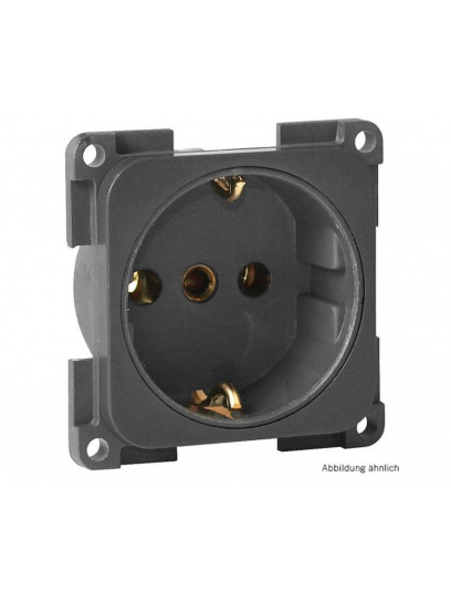 Gniazdo 230V Schuko czarne Presto - Berker - Fawo