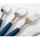 Sztućce Holiday 16 częściowy zestaw granatowy - Holiday Travel