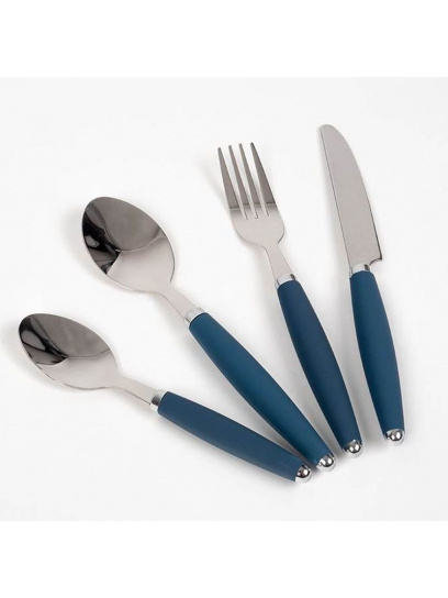 Sztućce Holiday 16 częściowy zestaw granatowy - Holiday Travel