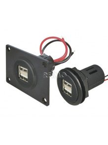Gniazdo instalacyjne podwójne USB 12/5 V 5 A - Fawo
