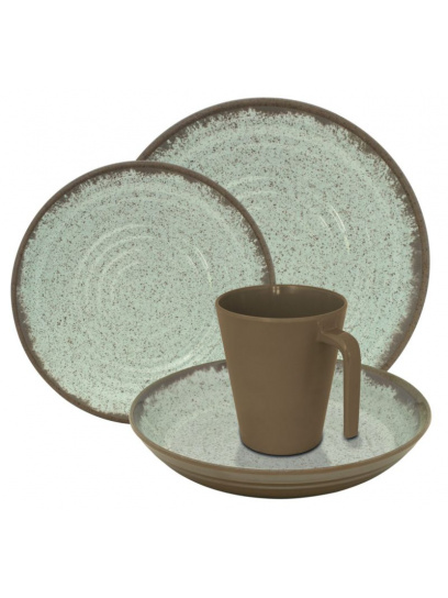 Zestaw obiadowy Set Rock 16 częściowy - EuroTrail