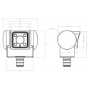 Kamera cofania kolorowa PerfectView CAM 45 srebrna - Dometic