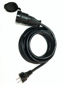 Przedłużacz - 5m 3x2,5 Wtyczka gumowa 16A 230V/Gniazdo16A 230V