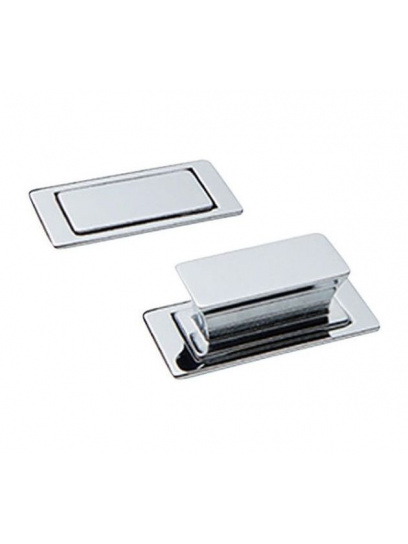 Przycisk do zamka meblowego Mini Push Lock Chrom