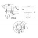 Wlew do wody zewnętrzny krótki Ø40 mm bez korka - Zadi