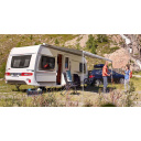 Markiza dachowa Omnistor 6300 Anthracite 12 V 4,00 m Mystic Grey - Thule