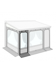 Panel przedni do zabudowy markizy Privacy Light 75 - Fiamma