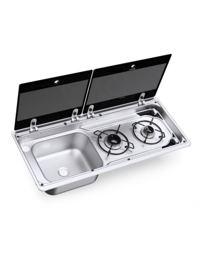 Kuchenka 2 palnikowa ze zlewozmywakiem MO 9722L - Dometic