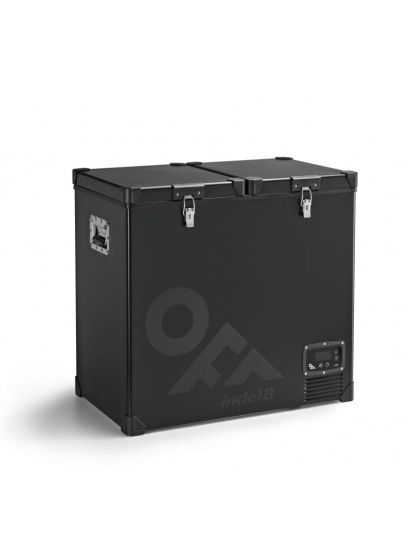 Lodówka kompresorowa przenośna TB118 DD STEEL BLACK 12/24 V 107 l - Indel B