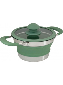 Garnek składany z pokrywką Pan&Lid M Sea Green - EuroTrail