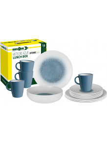 Zestaw obiadowy z melaminy Lunch Box Meteore - Brunner