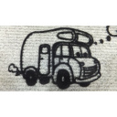 Wycieraczka do przyczepy kampera Derby Flock Camper 50x25 cm - Arisol