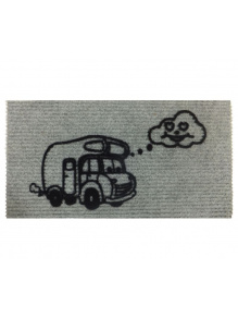 Wycieraczka do przyczepy kampera Derby Flock Camper 50x25 cm - Arisol