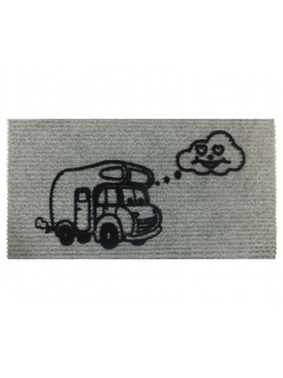 Wycieraczka do przyczepy kampera Derby Flock Camper 50x25 cm - Arisol