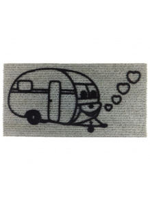 Wycieraczka do przyczepy kampera Derby Flock Caravan 25x50 cm - Arisol
