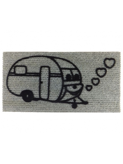 Wycieraczka do przyczepy kampera Derby Flock Caravan 25x50 cm - Arisol