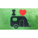 Wycieraczka do przyczepy kampera Green Flock Caravan 40x60 cm - Arisol