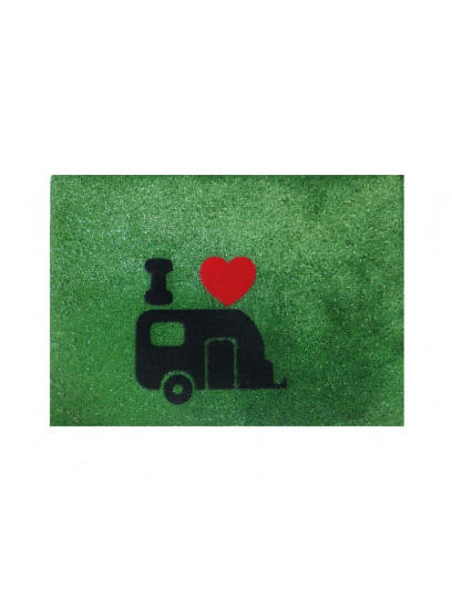 Wycieraczka do przyczepy kampera Green Flock Caravan 40x60 cm - Arisol