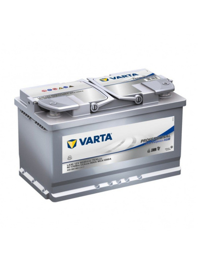 Akumulator Professional Dual Purpose AGM 80Ah 800A P+ - Varta