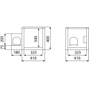 Lodówka kompresorowa do zabudowy Coolmatic CB 36W 12/24 V 36 l - Dometic