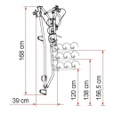 Bagażnik rowerowy Carry-Bike Frame Sprinter od 2018 3 Bikes - Fiamma