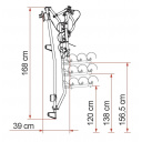 Bagażnik rowerowy Carry-Bike Frame Sprinter od 2018 3 Bikes Deep Black - Fiamma
