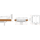 Okno dachowe Vent F Pro 40x40 Clear - Fiamma