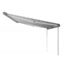 Markiza dachowa w kasecie F80L 550 Polar White Royal Grey - Fiamma