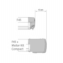Silnik do markizy ściennej Motor Kit Compact F45s Titanium - Fiamma