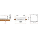 Okno dachowe z wentylatorem Turbo-Vent P3 White - Fiamma