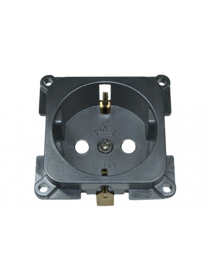 Gniazdo Schuko C-line 230V antracyt - Haba