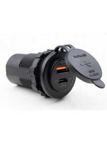Ładowarka Power Line USB QC3,0 + USB-C QC4,0 - Haba