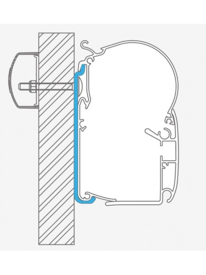 Uniwersalny adapter do markizy ściennej PW1100 / PW1500 5x 40 cm - Dometic