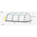 Przedsionek pompowany do przyczepy kempingowej Ceres 9 (981 - 1015 cm) - Westfield