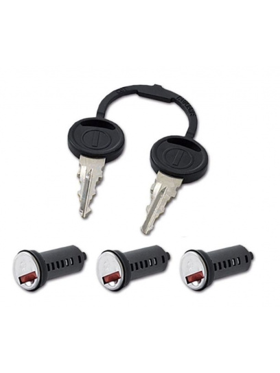 Cylinderki 3 szt. + kluczyki 2 szt. - Zadi