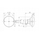 Światło cofania okrągłe Roller Team białe - Jokon